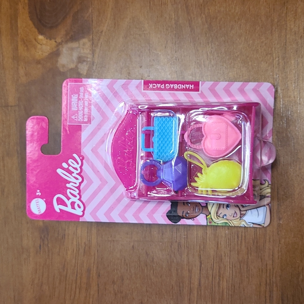 Barbie Fashion Handbag Purse Clutch Pack